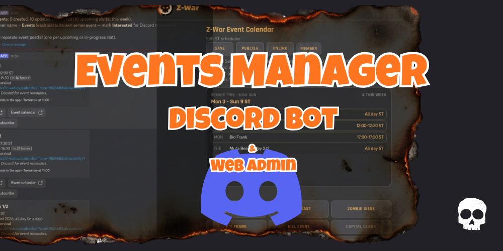 Discord Events Bot for DWS